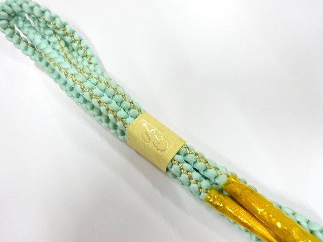 JAPANESE KIMONO / UNUSED HAND-TIED OBIJIME
